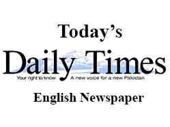 Daily-times read English Newspaper online